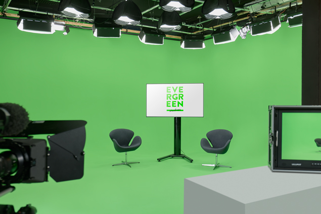 Mietstudio mit greenscreen in Berlin. Fotostudio oder Filmstudio